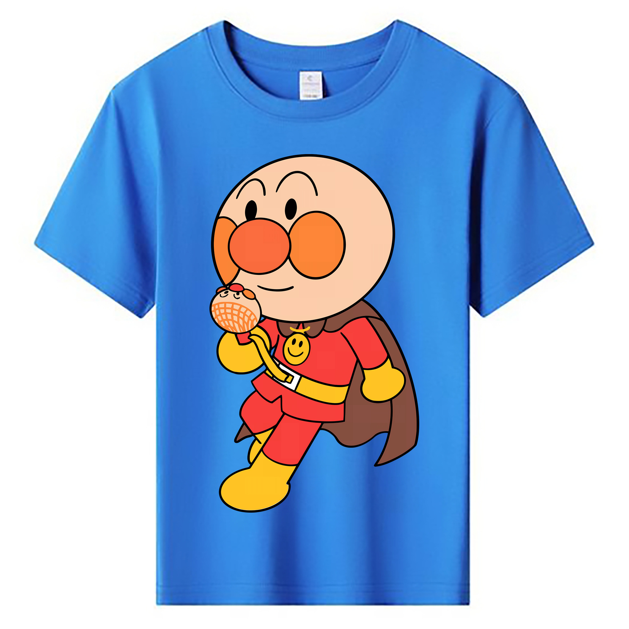 （画像用） アンパンマン Anpanman 綿100％キッズTシャツ（フロントプリント）